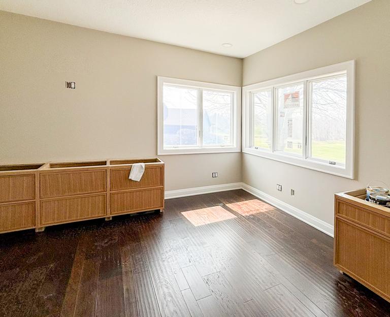 Home Office With Golf Course View